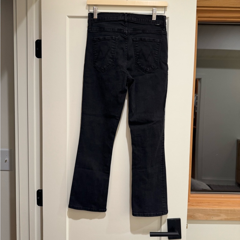 MOTHER The Insider Crop Not Guilty (Black) Size 28